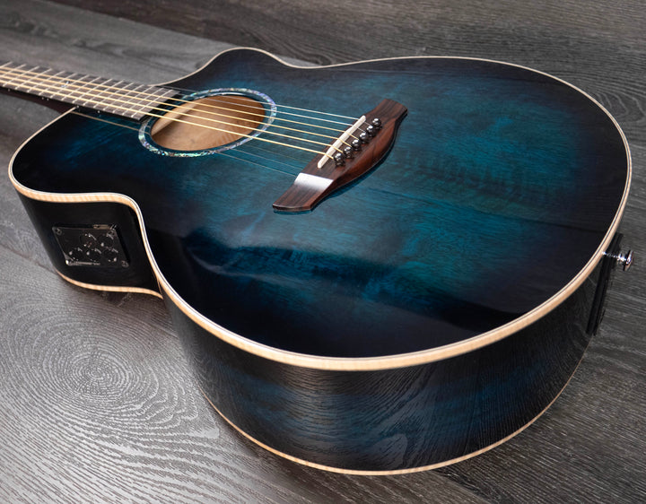 Faith Blue Moon Burst Venus Electro-Acoustic, All Solid Java Mango