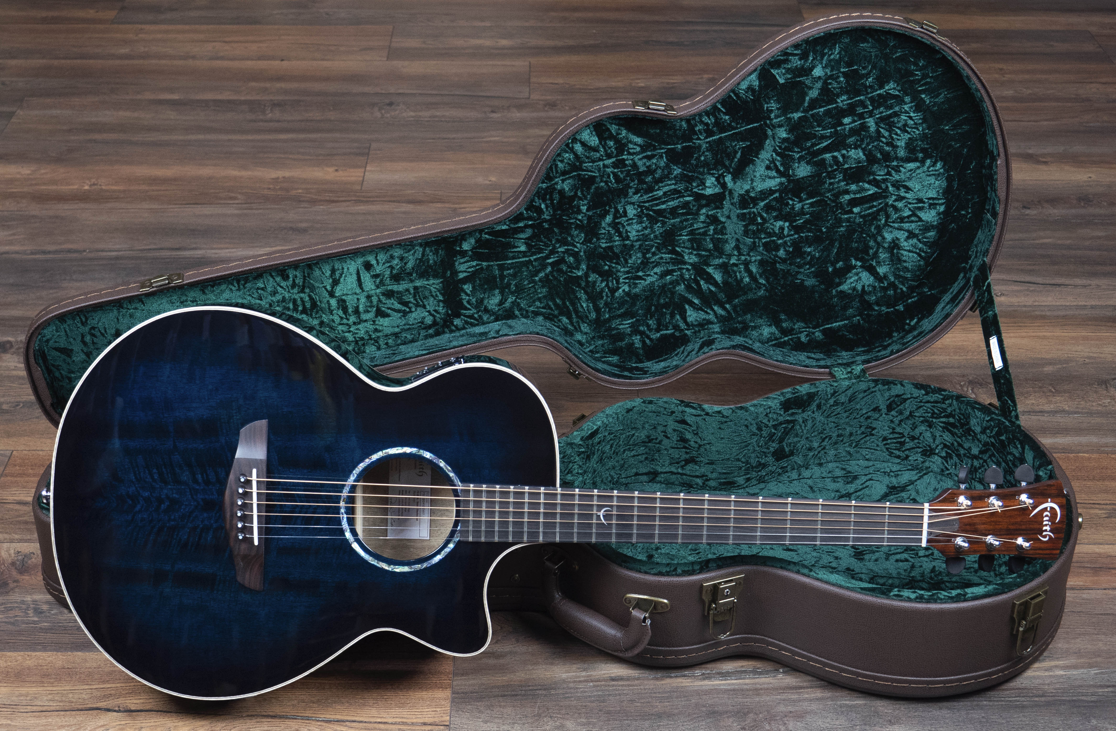 Faith Blue Moon Burst Venus Electro-Acoustic, All Solid Java