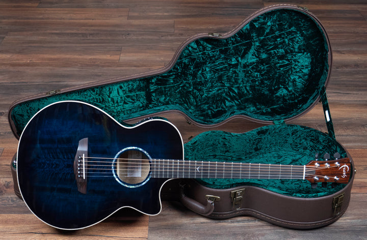 Faith Blue Moon Burst Venus Electro-Acoustic, All Solid Java Mango