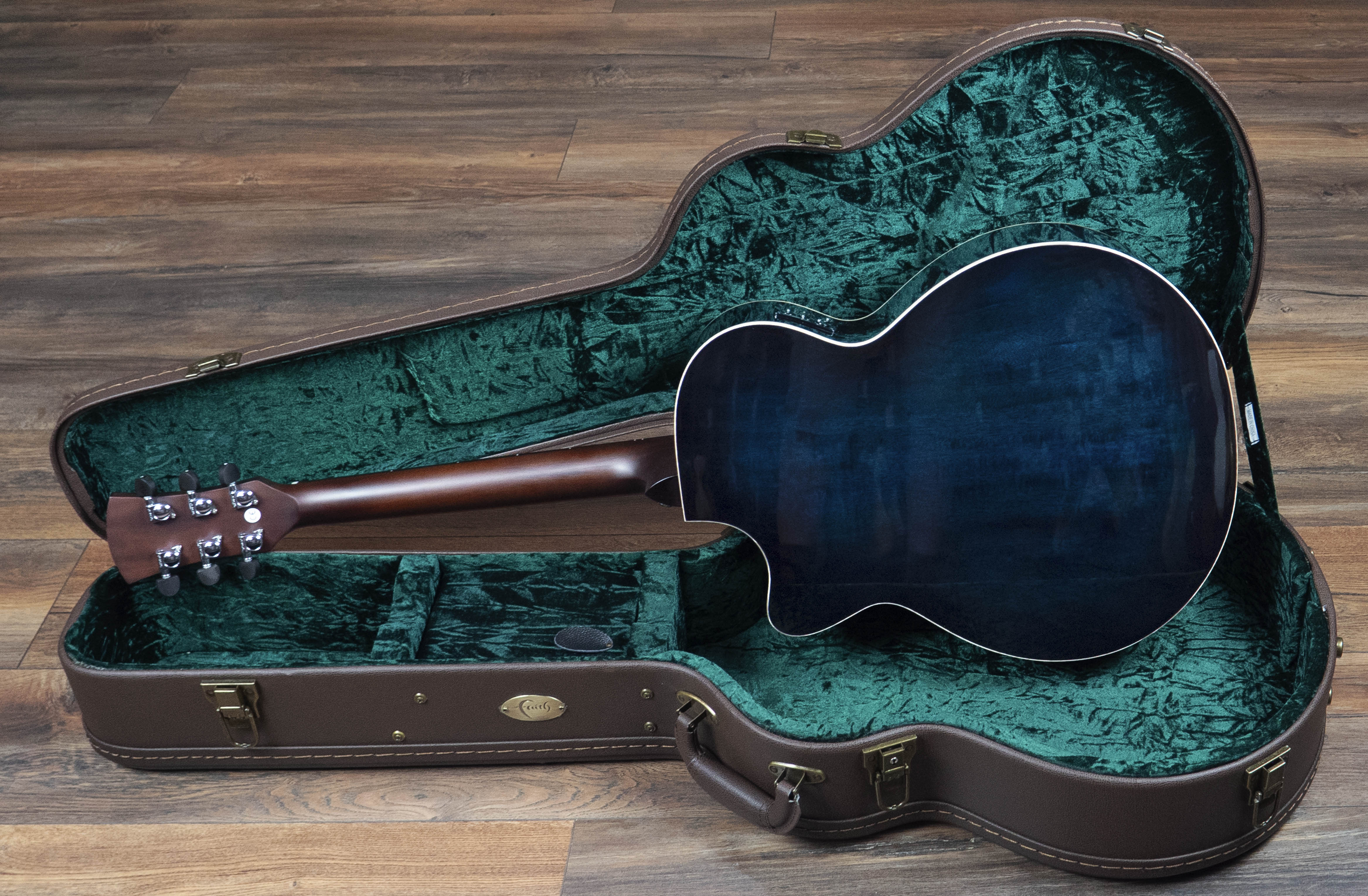 Faith Blue Moon Burst Venus Electro-Acoustic, All Solid Java Mango