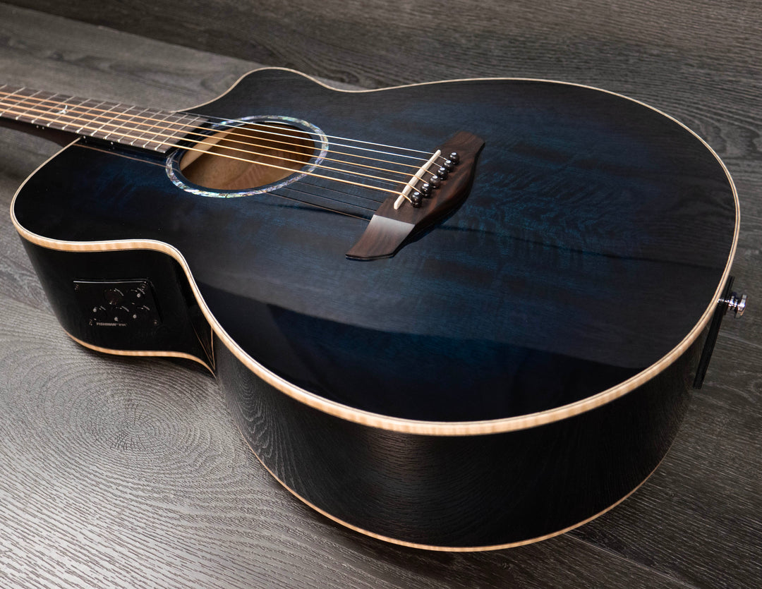 Faith Blue Moon Burst Venus Electro-Acoustic, All Solid Java Mango