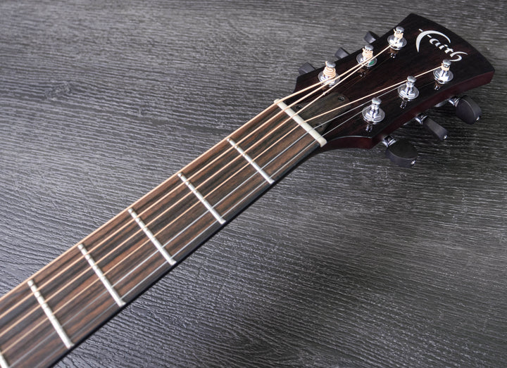 Faith Blue Moon Burst Venus Électro-Acoustique, Tout Solide Java Mango