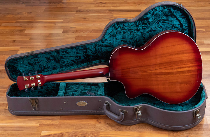 Faith Blood Moon Burst Neptune Électro-acoustique, tout solide Trembesi indonésien