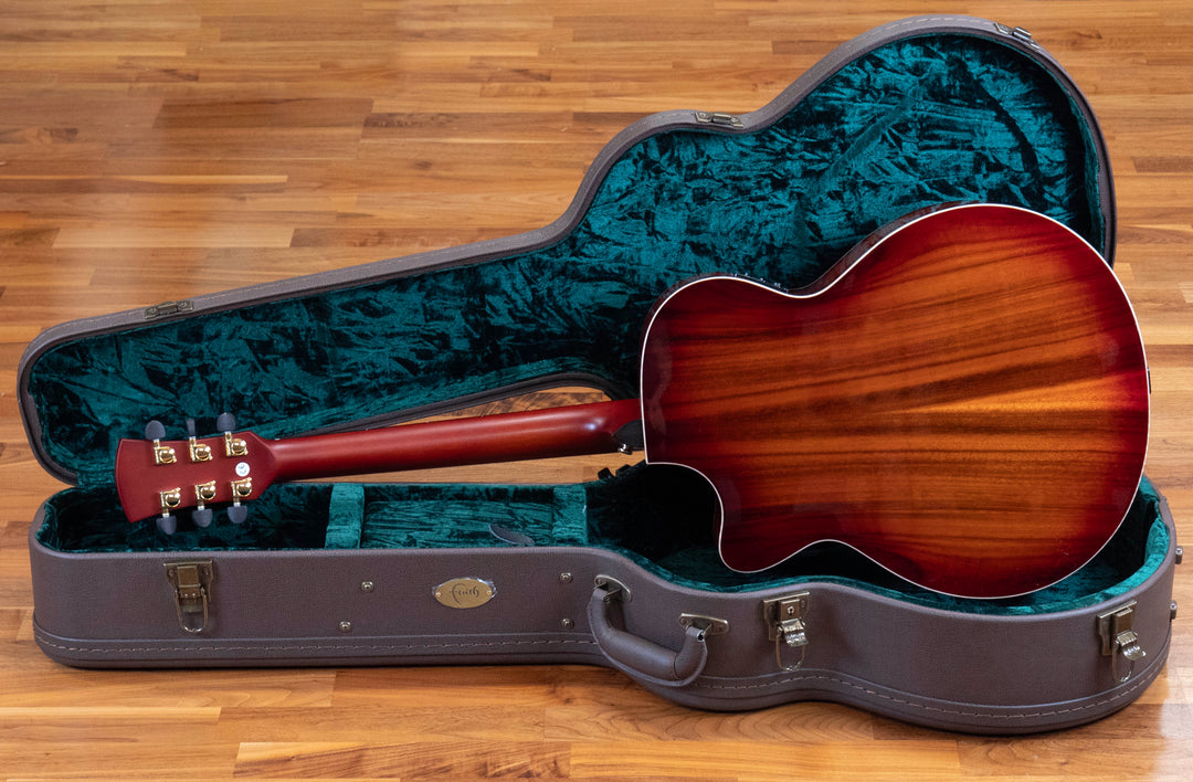 Faith Blood Moon Burst Venus Électro-Acoustique, Trembesi Indonésien Tout Solide