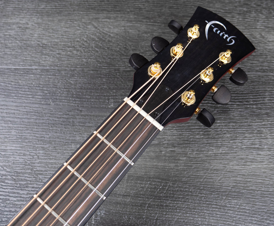 Faith Blood Moon Burst Neptune Électro-acoustique, tout solide Trembesi indonésien