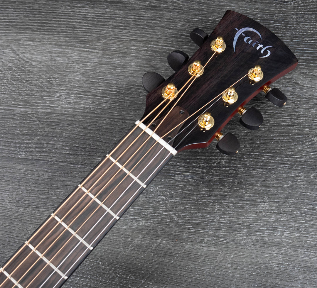 Faith Blood Moon Burst Venus Electro-Acoustic, All Solid Indonesian Trembesi