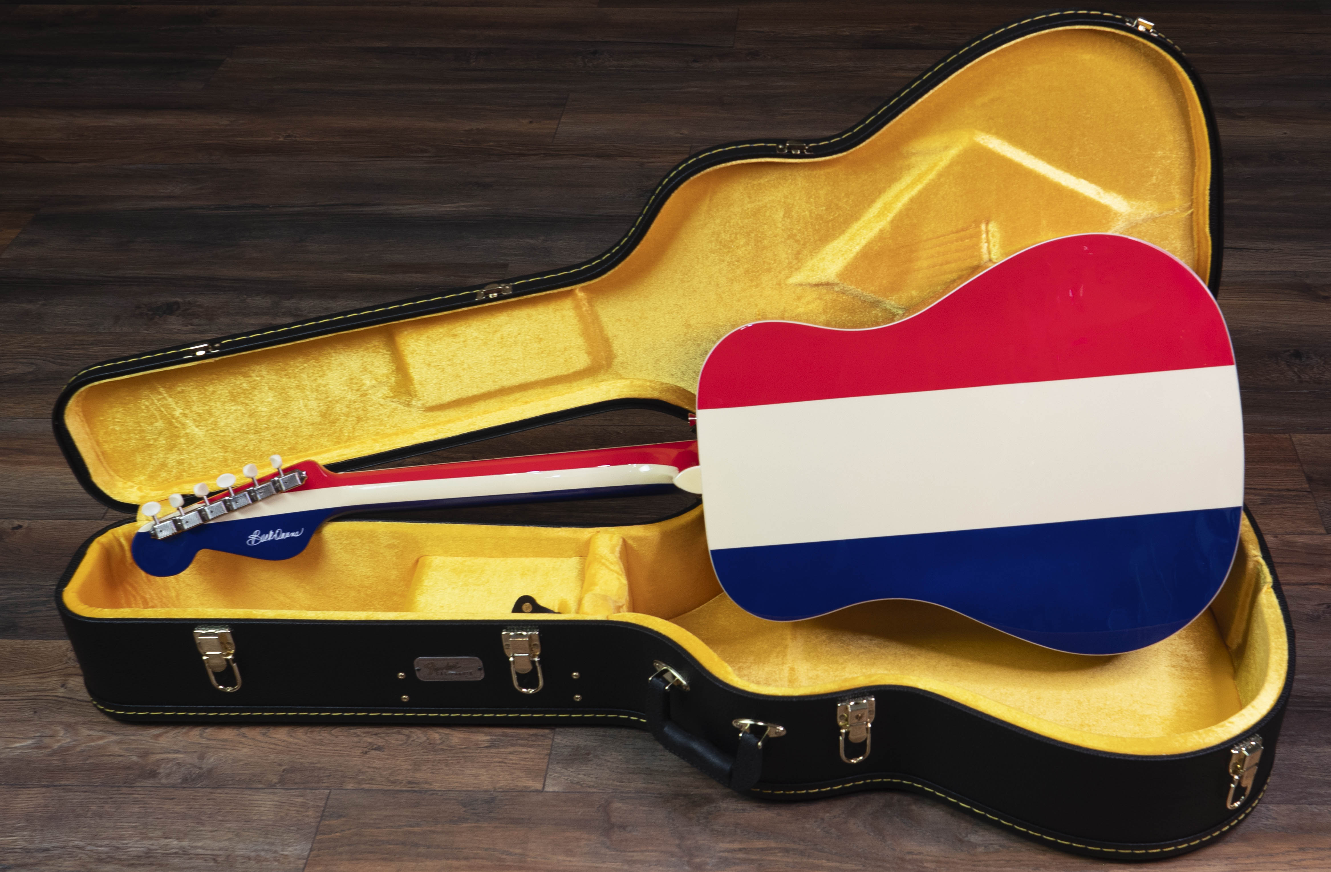 Fender Buck Owens Kingman with Case, Red White and Blue – A Strings
