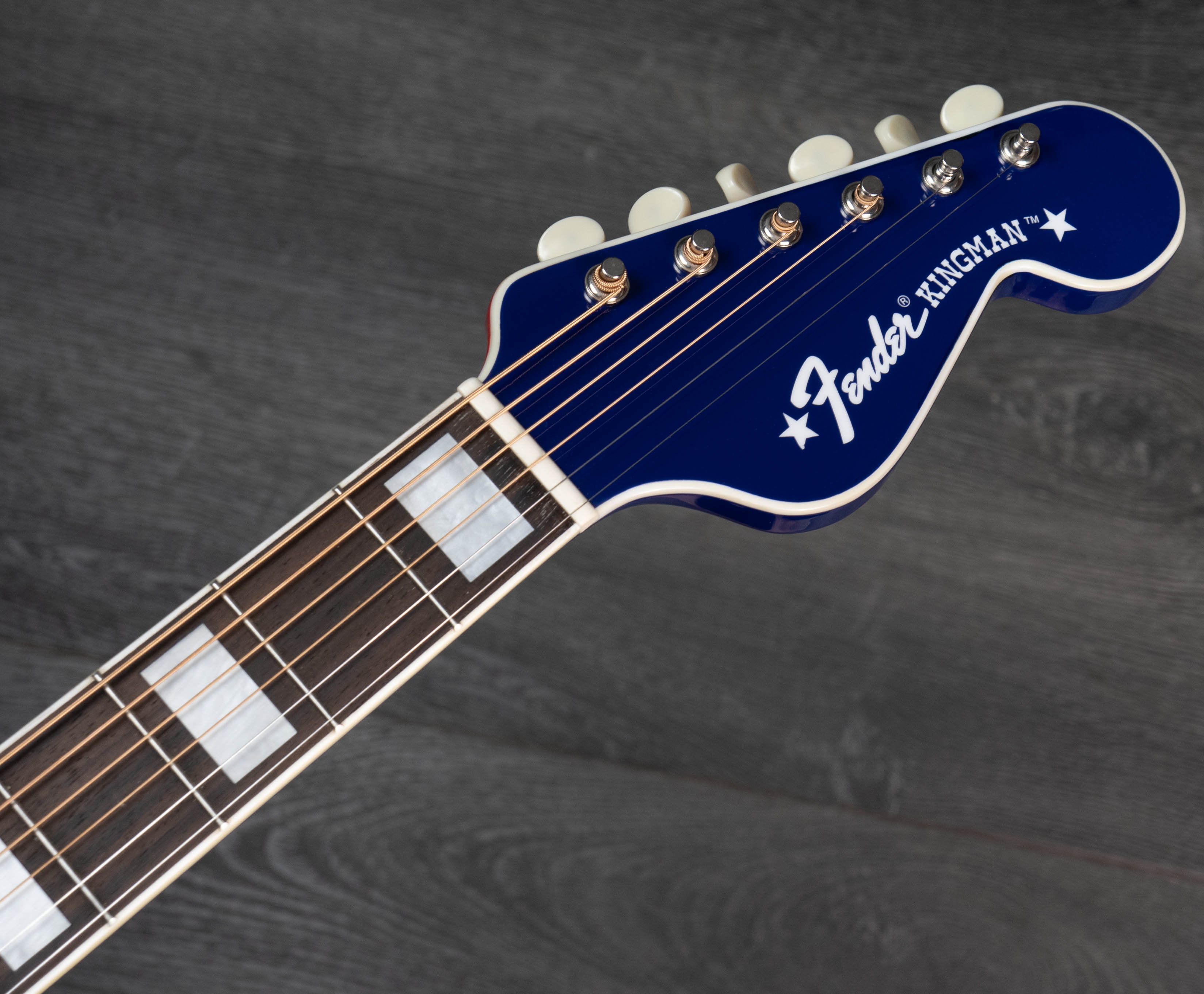 Fender Buck Owens Kingman with Case, Red White and Blue – A Strings