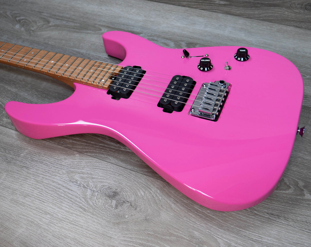 Charvel Pro-Mod DK24 HH 2PT CM, Caramelised Maple Fingerboard, Bubblegum Pink