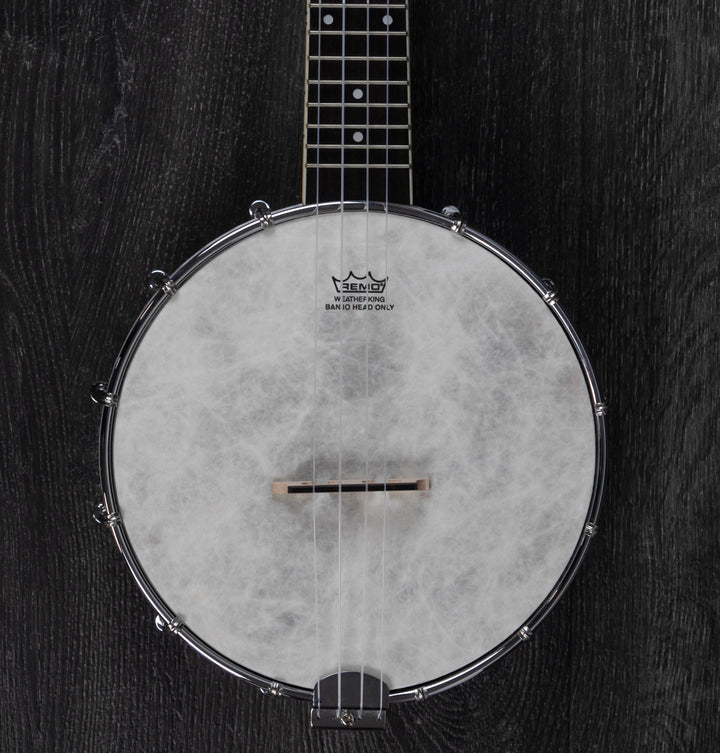 Kala Natural Mahogany Banjo Concert Ukulele with Bag