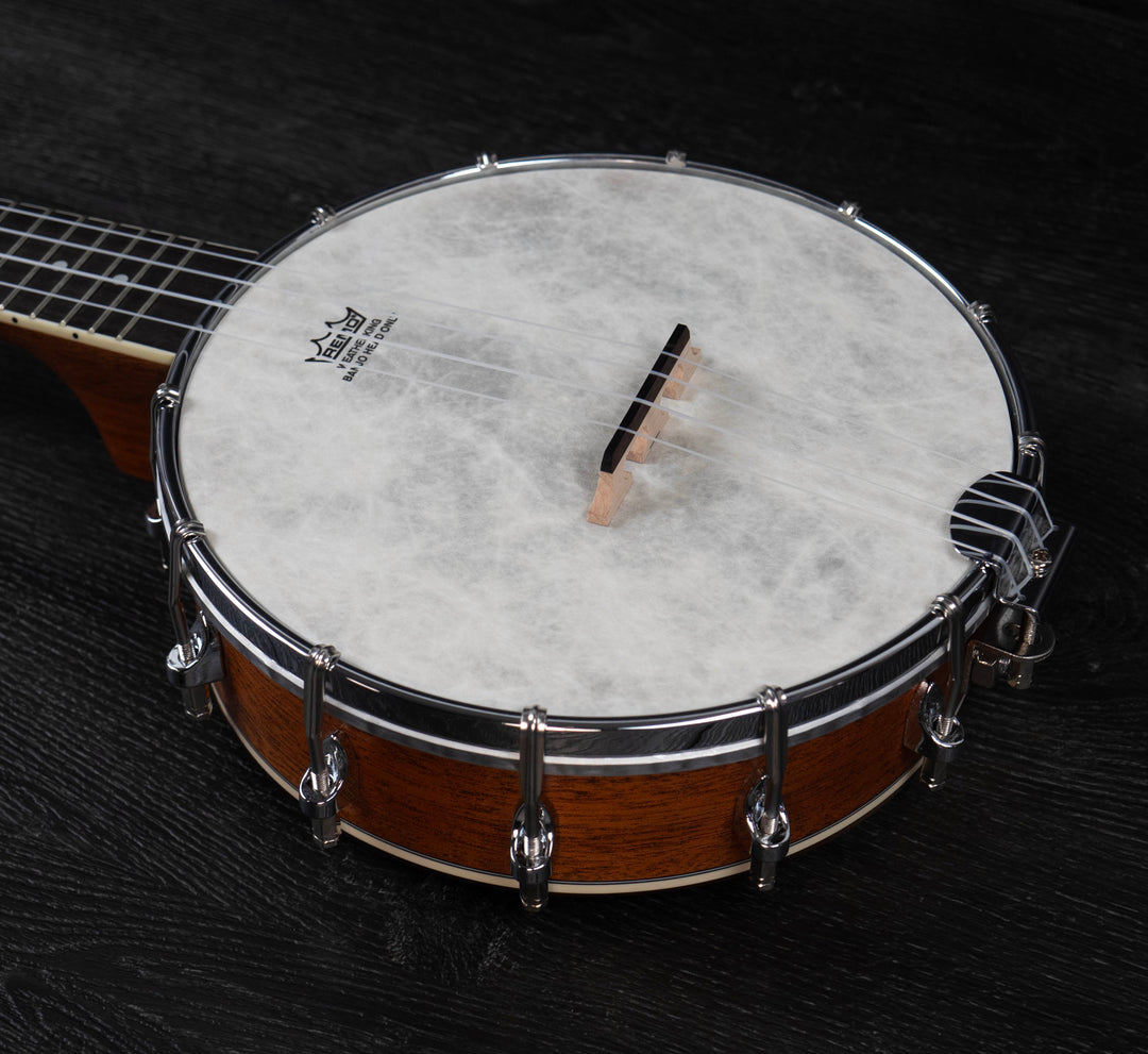 Kala Natural Mahogany Banjo Concert Ukulele with Bag