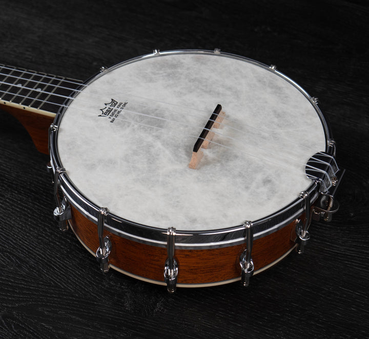 Kala Natural Mahogany Banjo Concert Ukulele with Bag