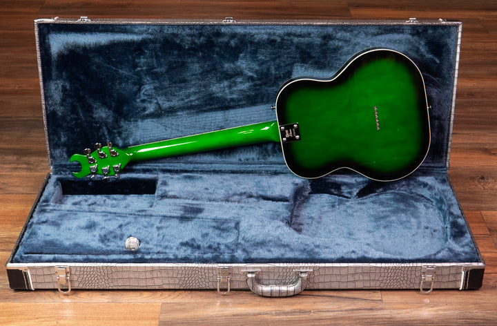 Pre-Owned Burns Steer Electro-Acoustic Guitar, Green Burst