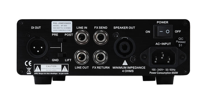 Phil Jones Bass BP-800 Compact Bass Amp Head