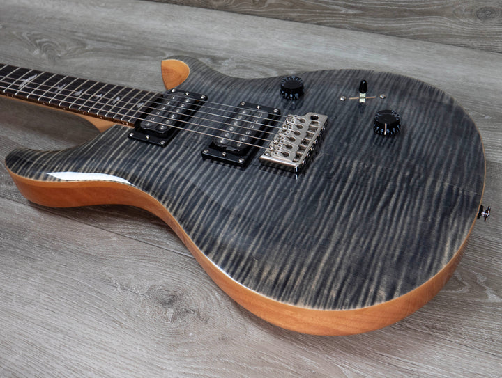 PRS SE Custom 24, éclat de charbon de bois