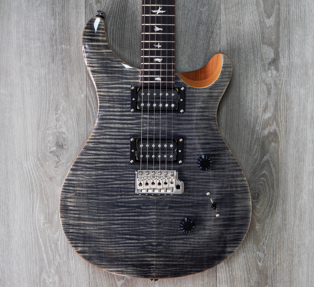 PRS SE Custom 24, éclat de charbon de bois