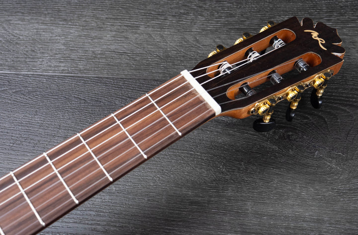 Manuel Rodriguez Café Cortado Aged Flamed Eucalyptus, Electro-Acoustic Classical Cutaway