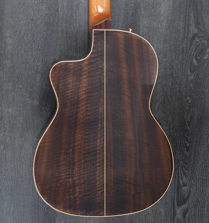 Manuel Rodriguez Café Cortado Aged Flamed Eucalyptus, Electro-Acoustic Classical Cutaway