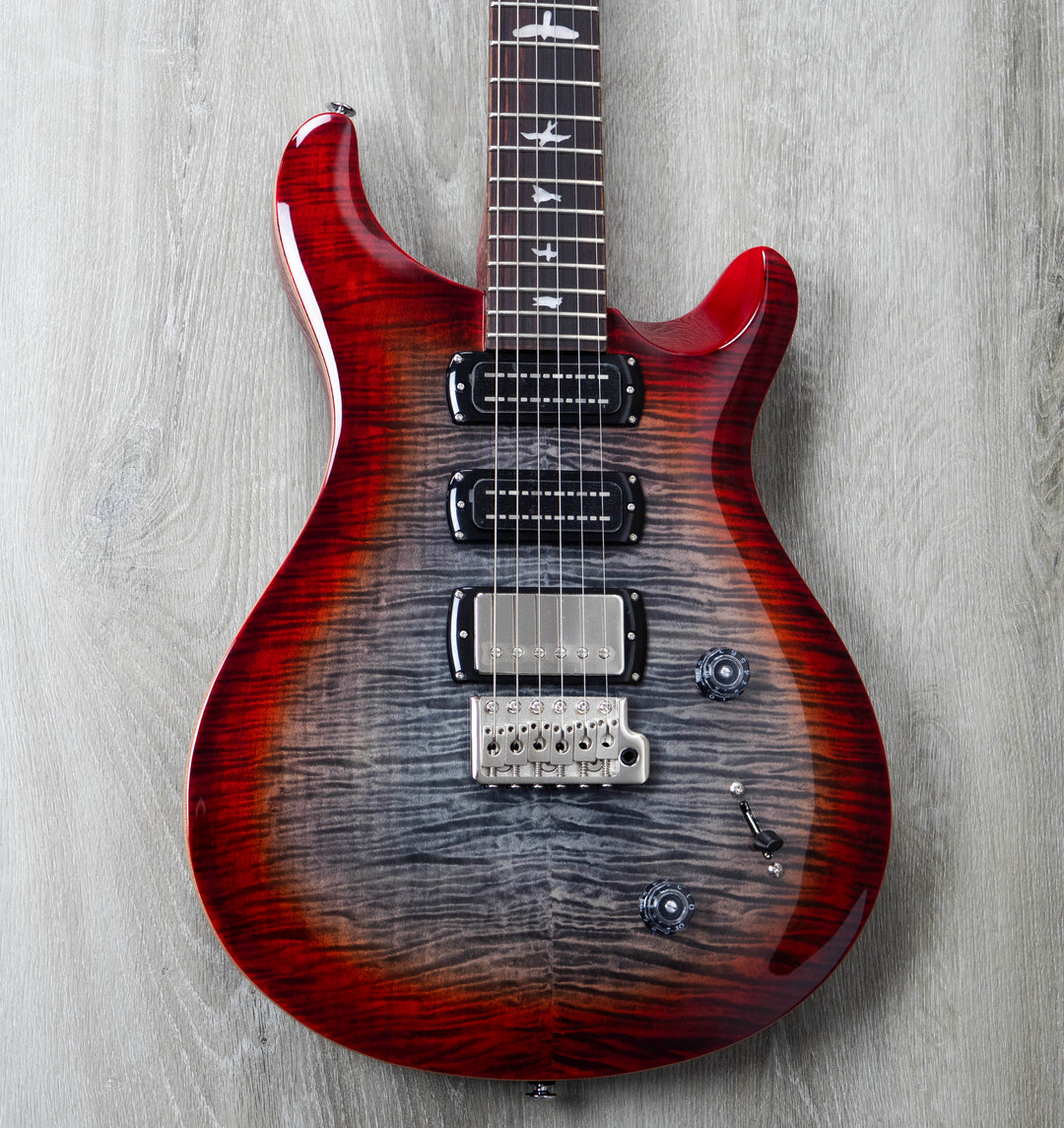 PRS SE Studio Electric Guitar, Charcoal Cherry Burst