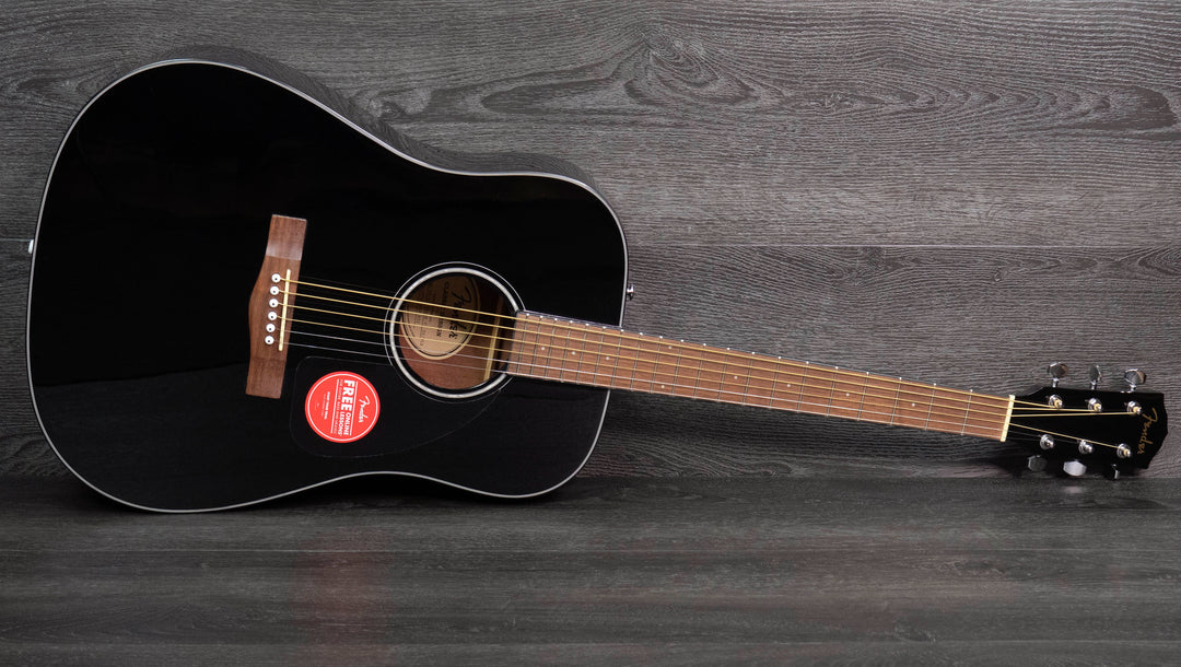 Fender CD-60 V3 Dreadnought, diapasón de nogal, color negro