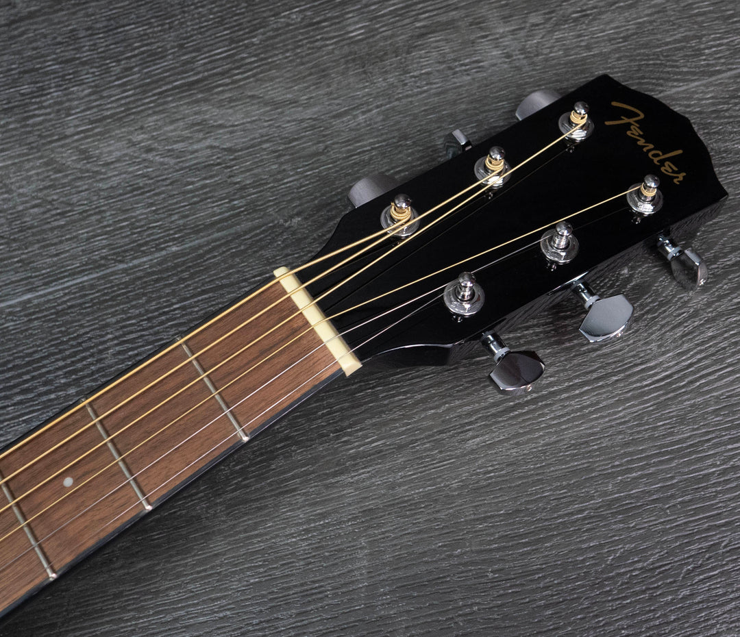 Fender CD-60 V3 Dreadnought, diapasón de nogal, color negro