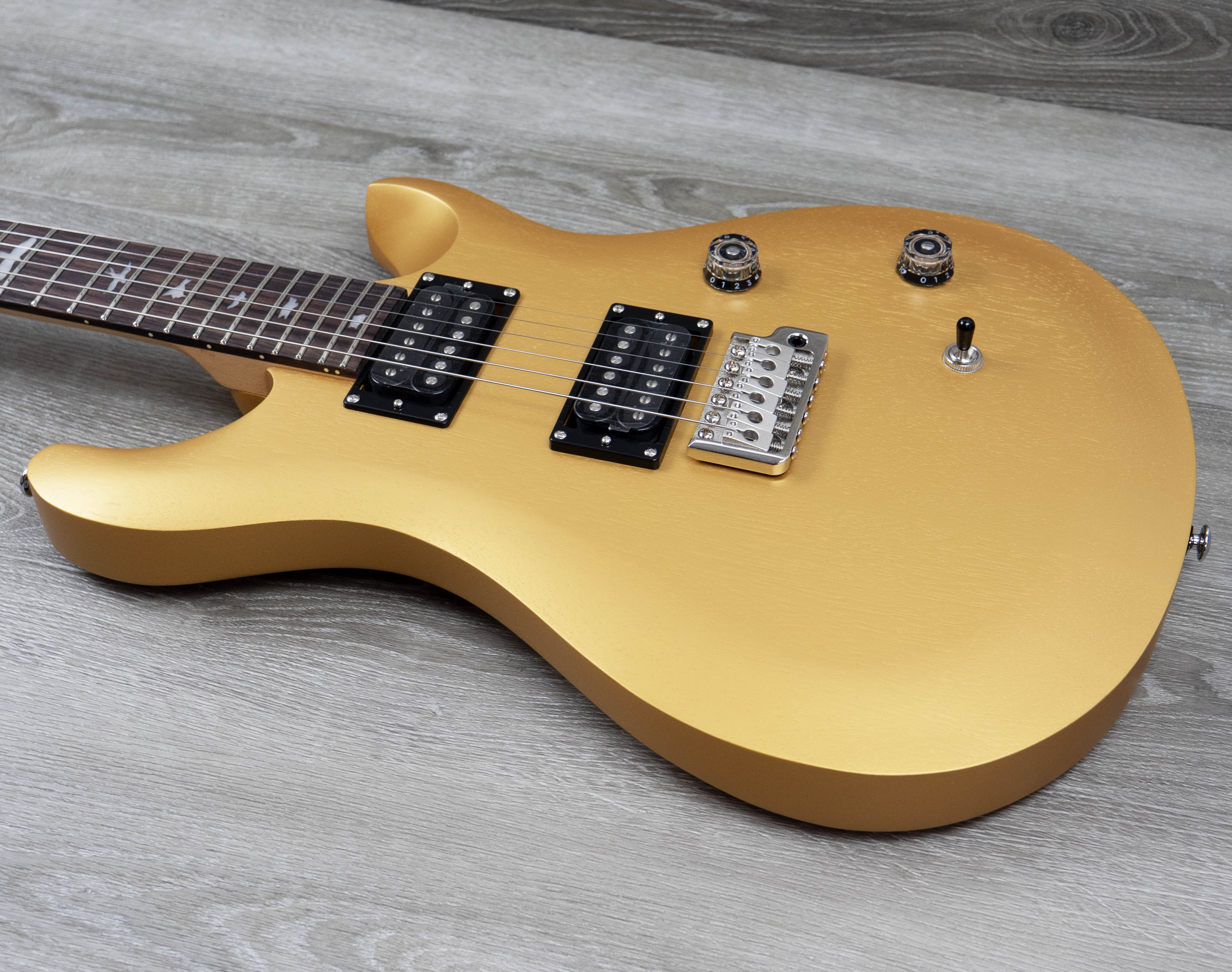 PRS SE CE24 Standard, Metallic Gold – A Strings
