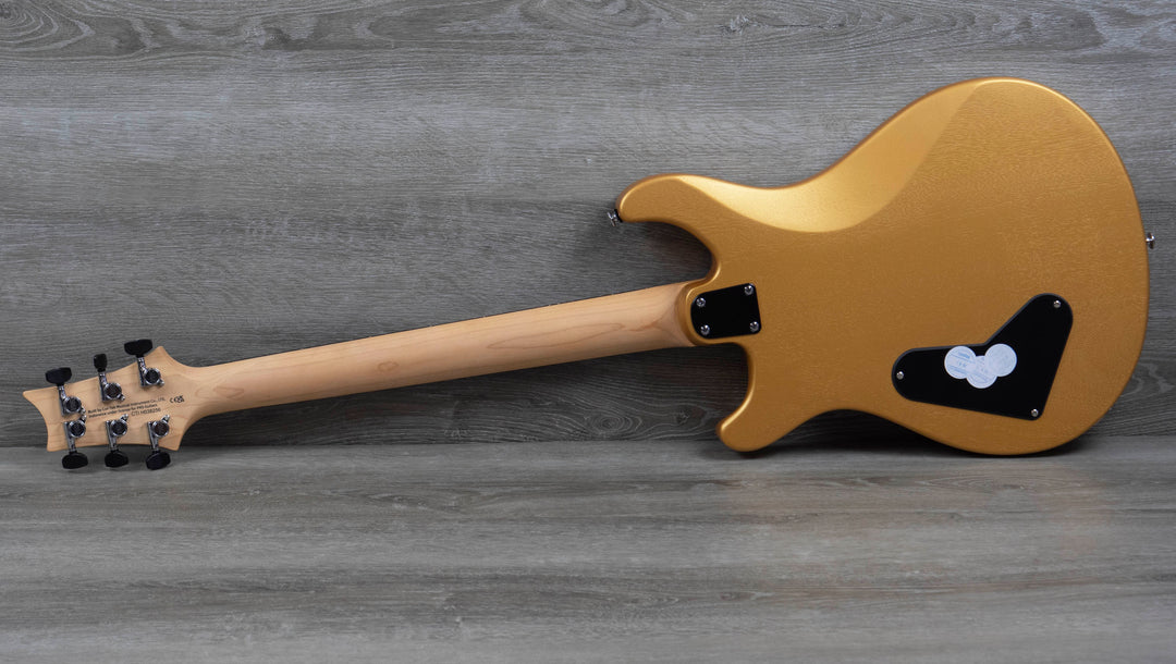 PRS SE CE24 Standard Stoptail Satin, Metallic Gold