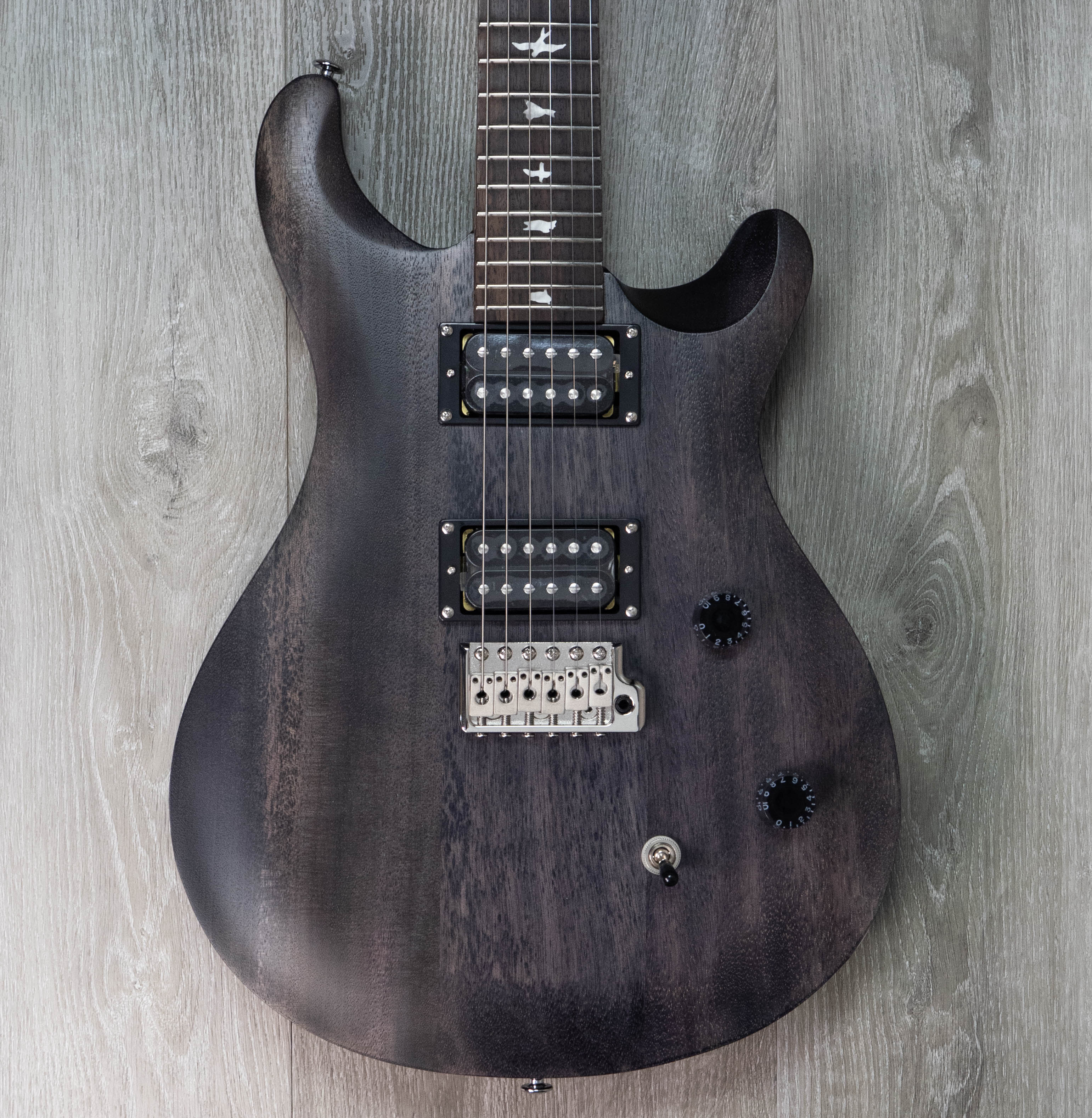 PRS SE CE24 Standard Satin, Charcoal – A Strings