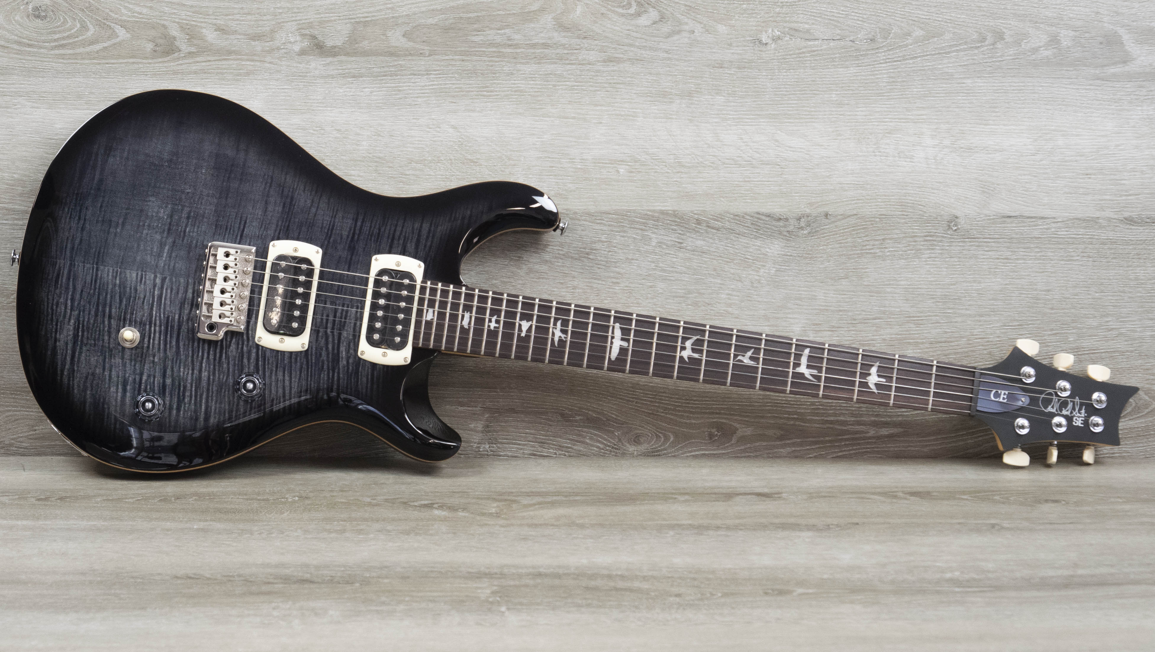 PRS SE CE24, Charcoal Burst – A Strings