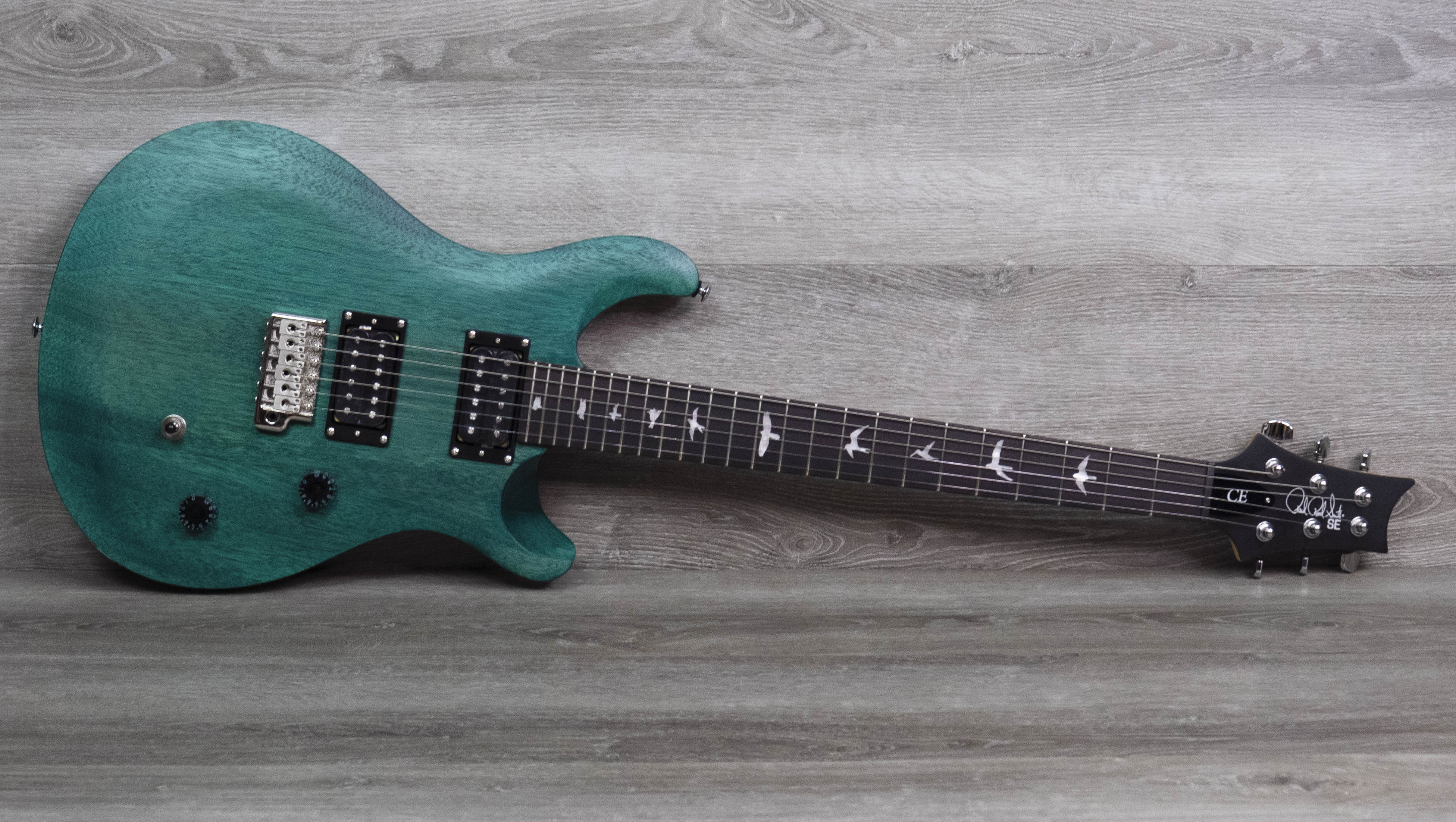 PRS SE CE24 Standard Satin, Turquoise – A Strings