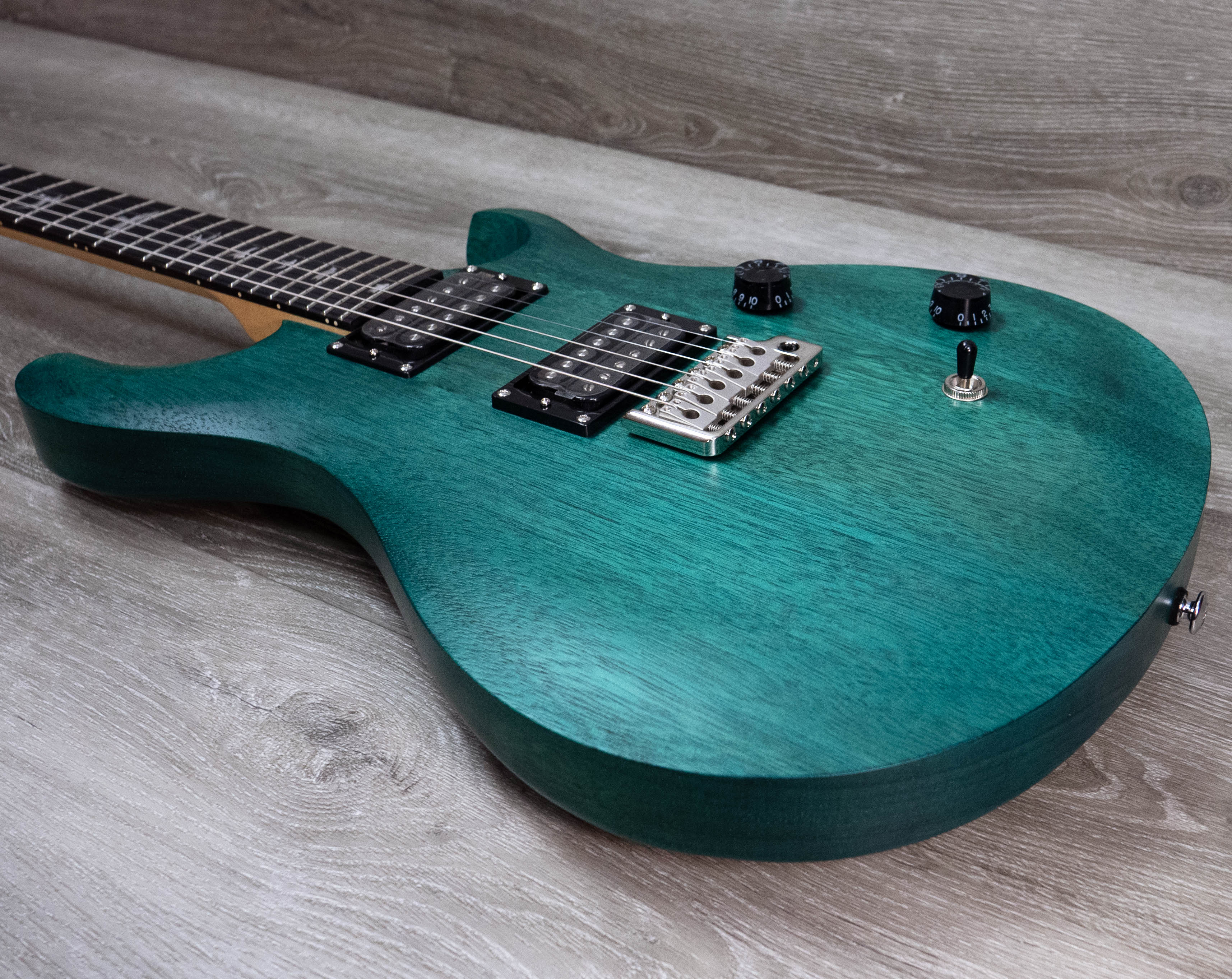 PRS SE CE24 Standard Satin, Turquoise – A Strings