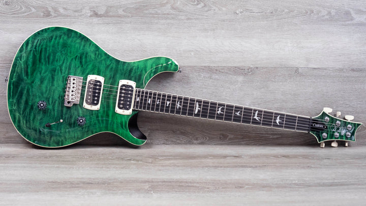 PRS SE Custom 24 Quilt, Teal Black
