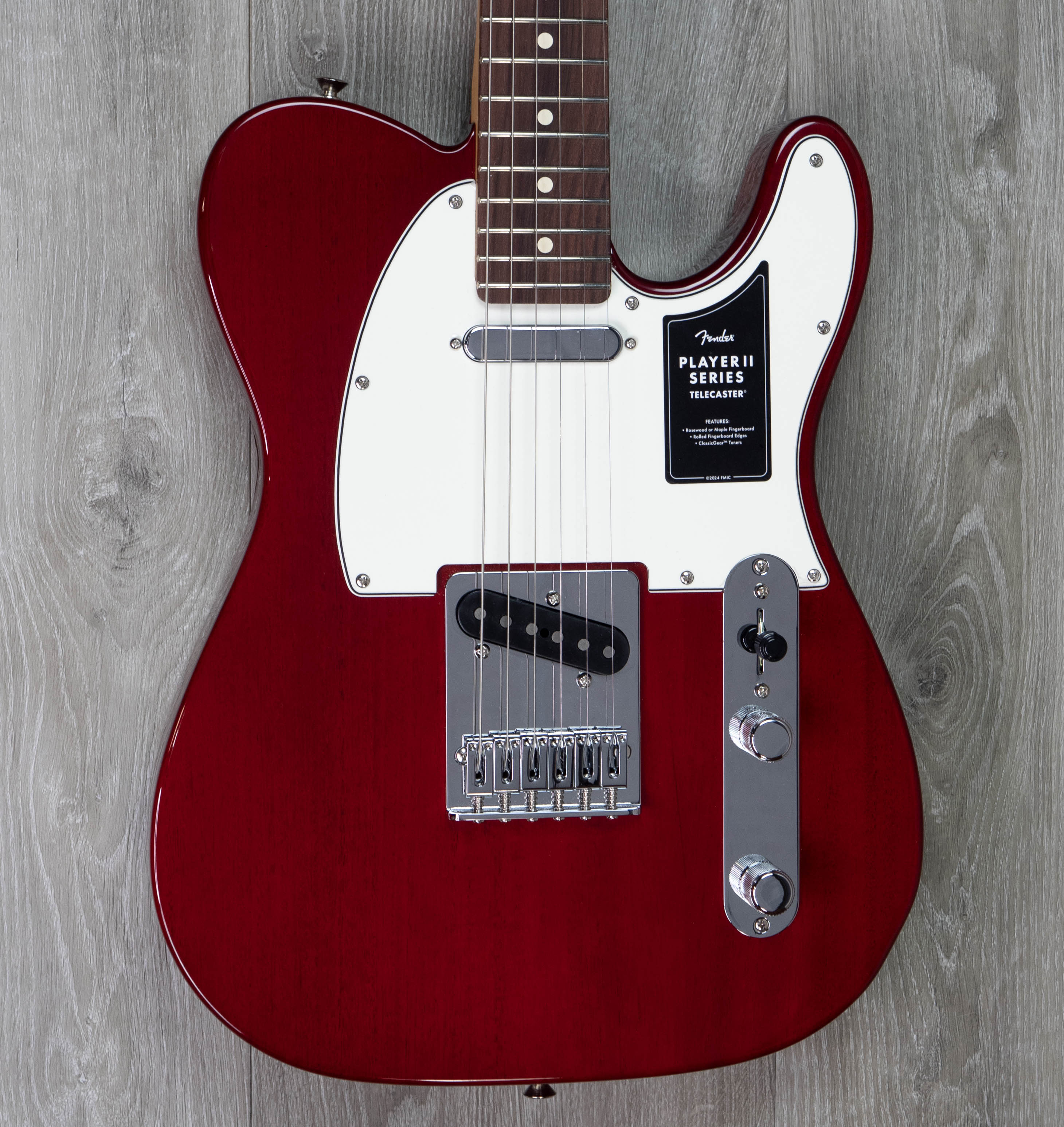 Fender Player II Telecaster, Rosewood Fingerboard, Transparent