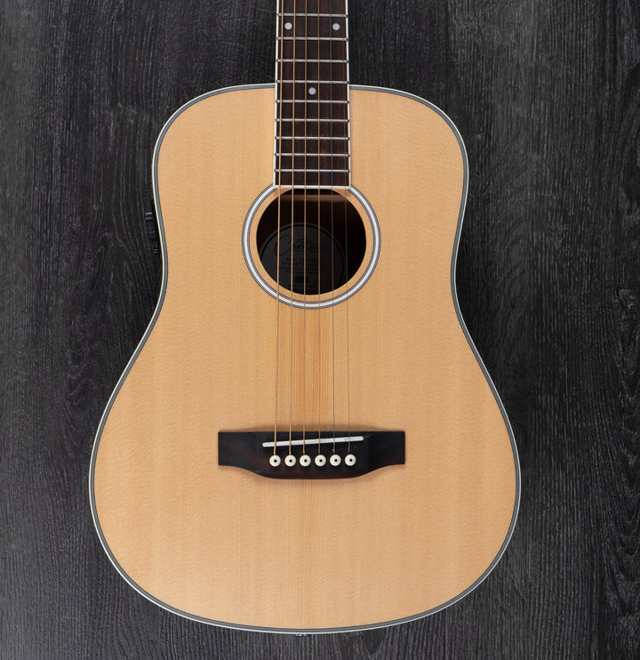 Carry-On Mini Electro Acoustic Guitar with Pick up