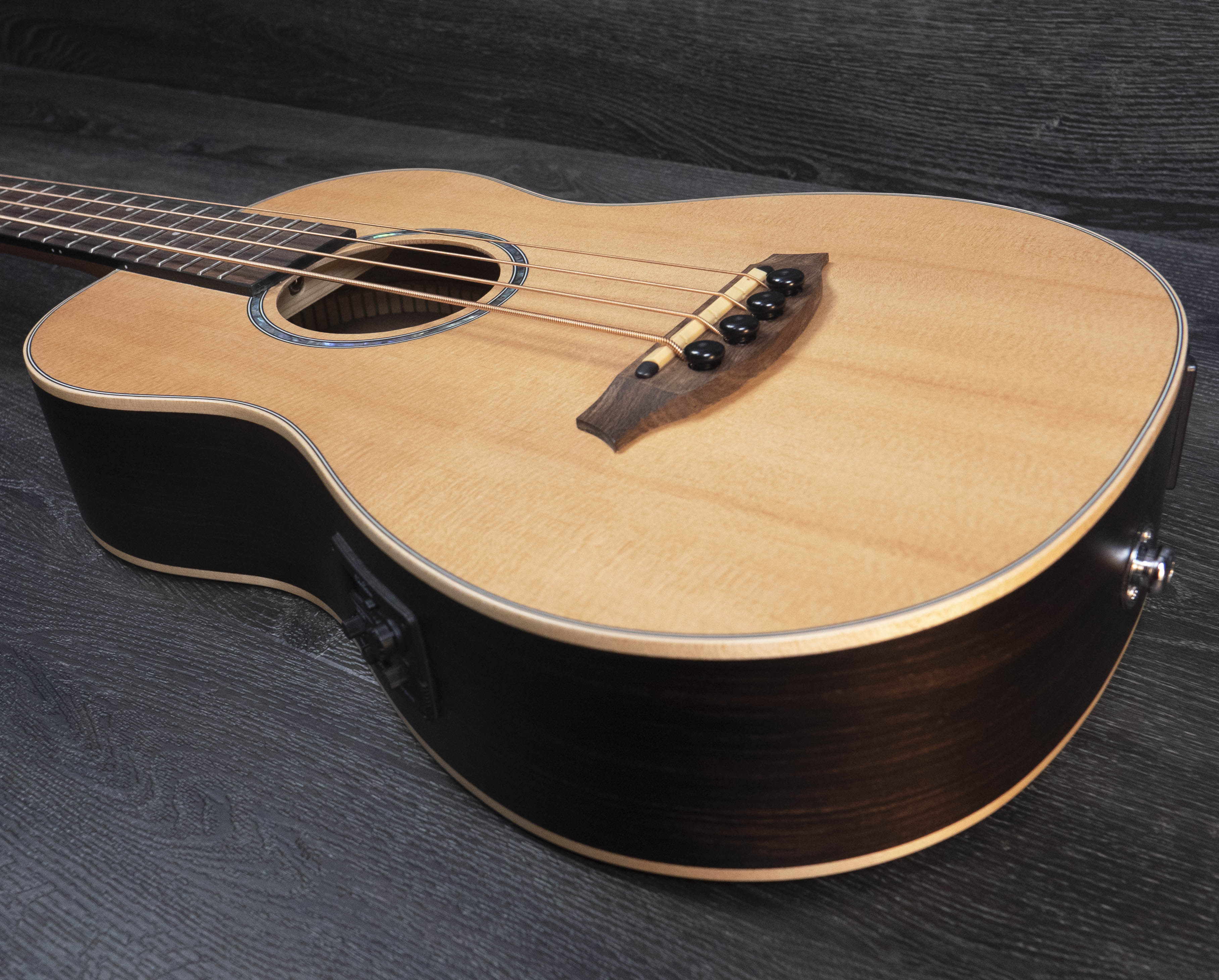 Cordoba EB-E Mini II Acoustic Bass, Spruce Top with Ebony Back