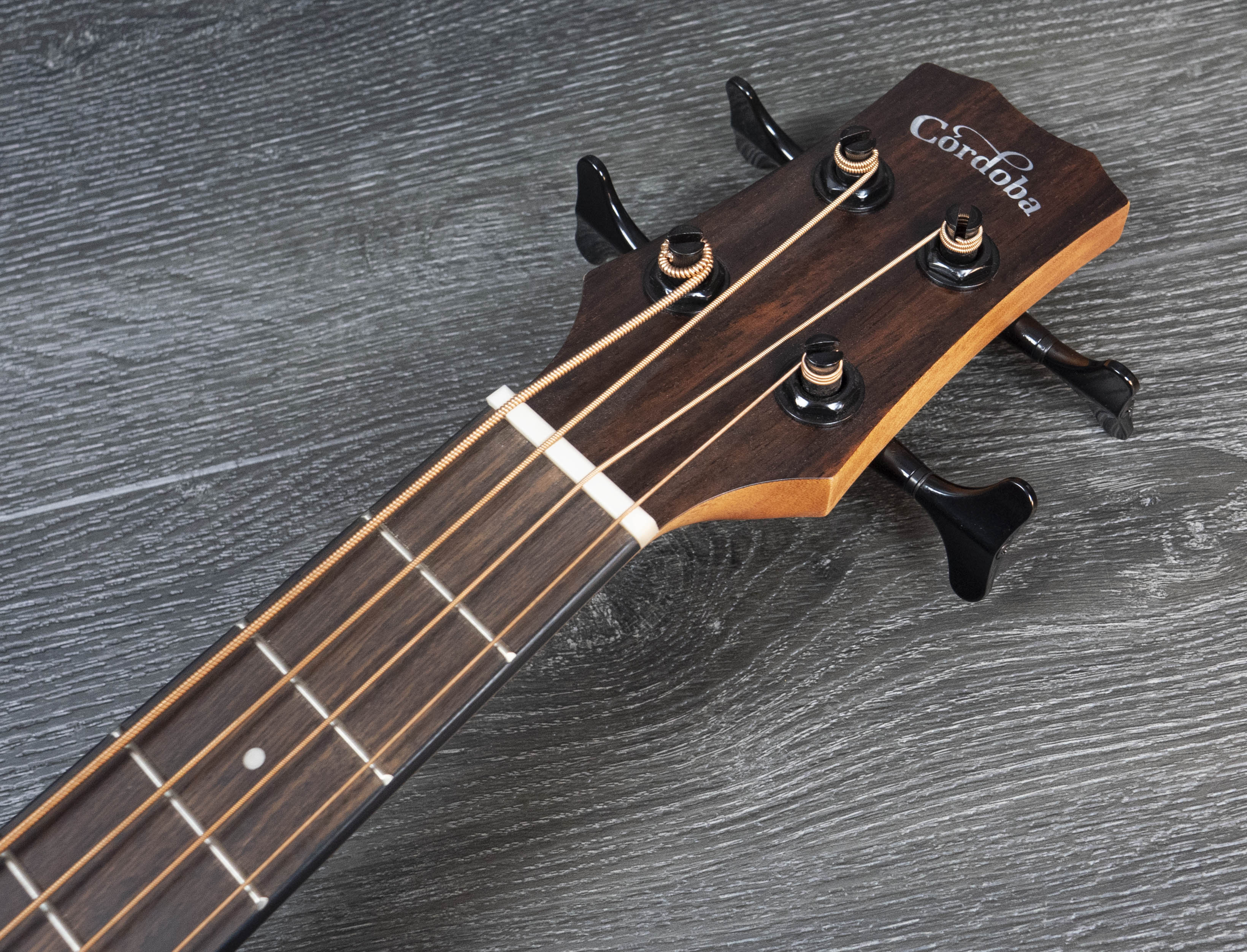 Cordoba EB-E Mini II Acoustic Bass, Spruce Top with Ebony Back
