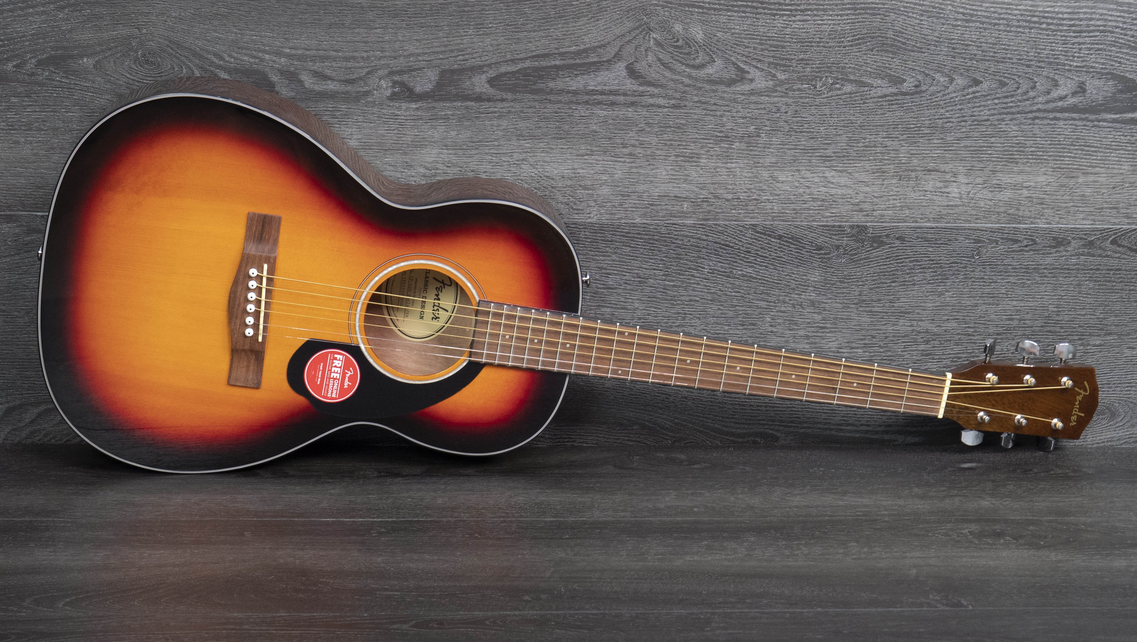 Fender CP-60S Parlour, Walnut Fingerboard, Sunburst – A Strings
