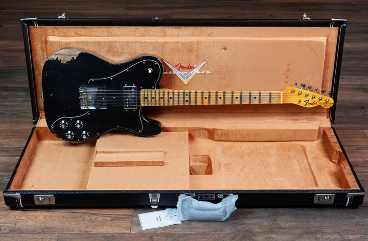 Fender Custom Shop Limited-edition '70s Telecaster Custom Heavy Relic, Aged Black