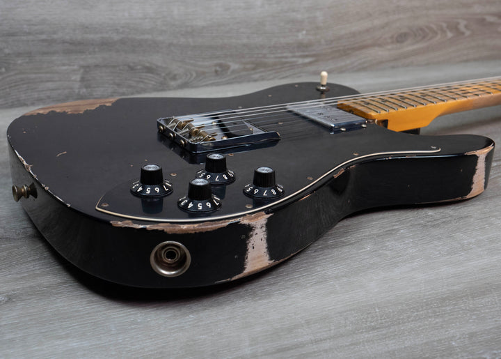 Fender Custom Shop Limited-edition '70s Telecaster Custom Heavy Relic, Aged Black