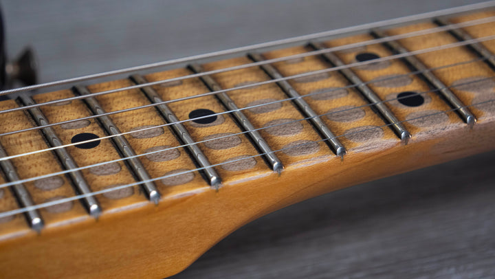 Fender Custom Shop 1960 Telecaster Custom Heavy Relic, Sunburst de 3 colores chocolate