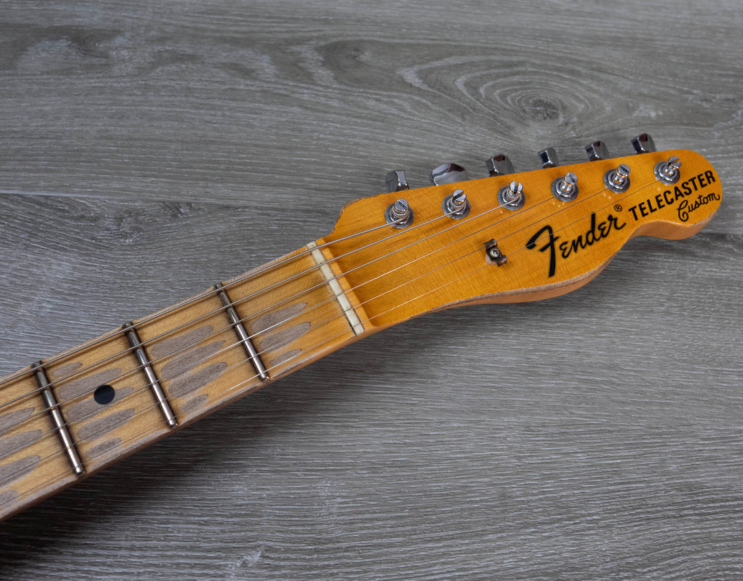 Fender Custom Shop 1960 Telecaster Custom Heavy Relic, Sunburst de 3 colores chocolate