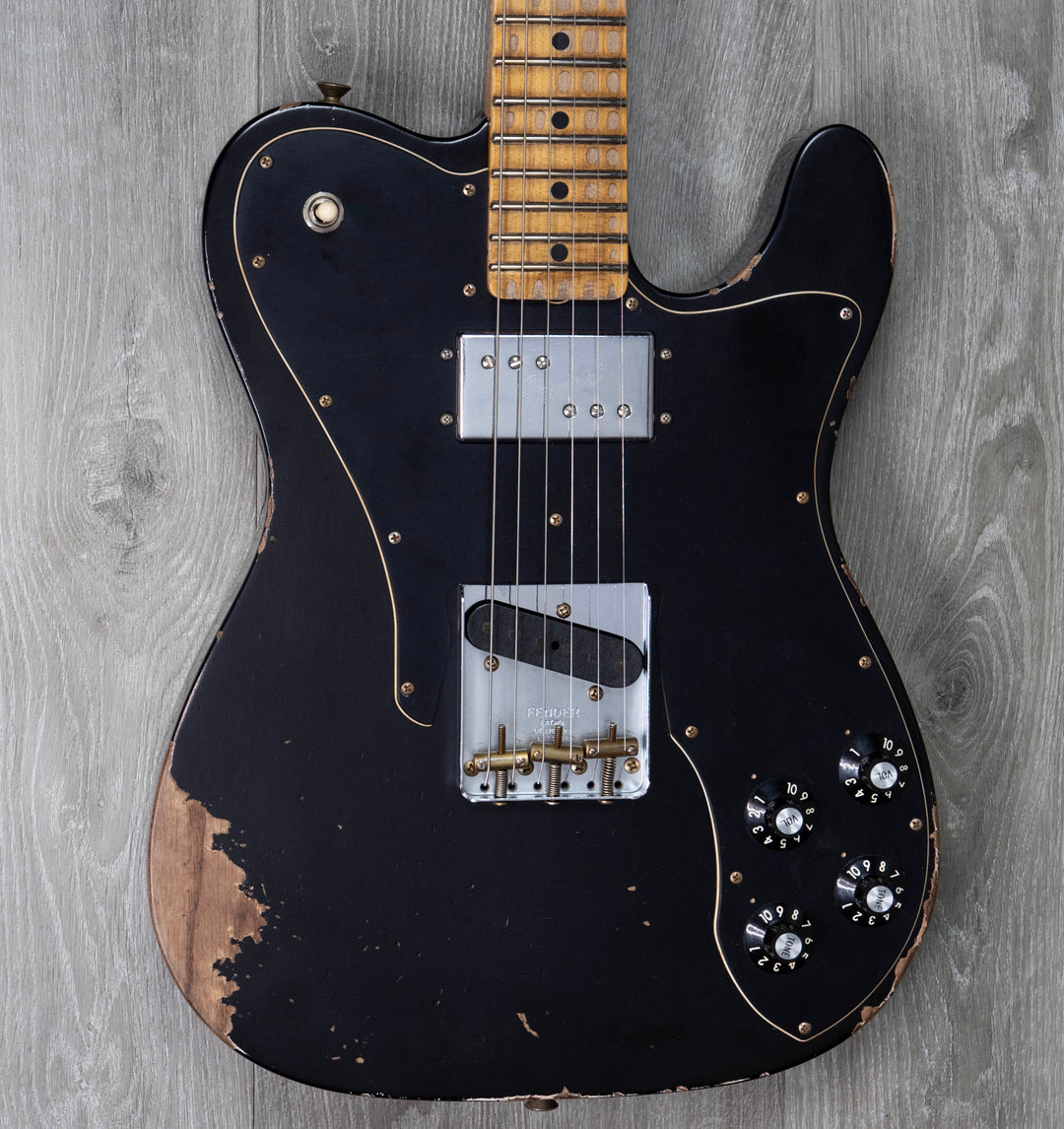 Fender Custom Shop Limited-edition '70s Telecaster Custom Heavy Relic, Aged Black