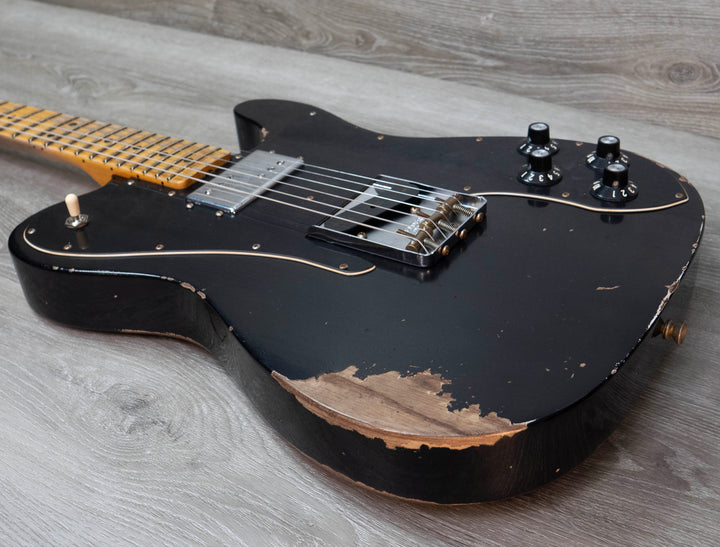 Fender Custom Shop Limited-edition '70s Telecaster Custom Heavy Relic, Aged Black