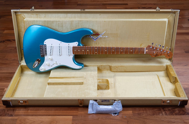 Fender Custom Shop Limited Edition Roasted Pine '56 Stratocaster, 3A Roasted Maple Neck, Deluxe Closet Classic, Teal Green Metallic