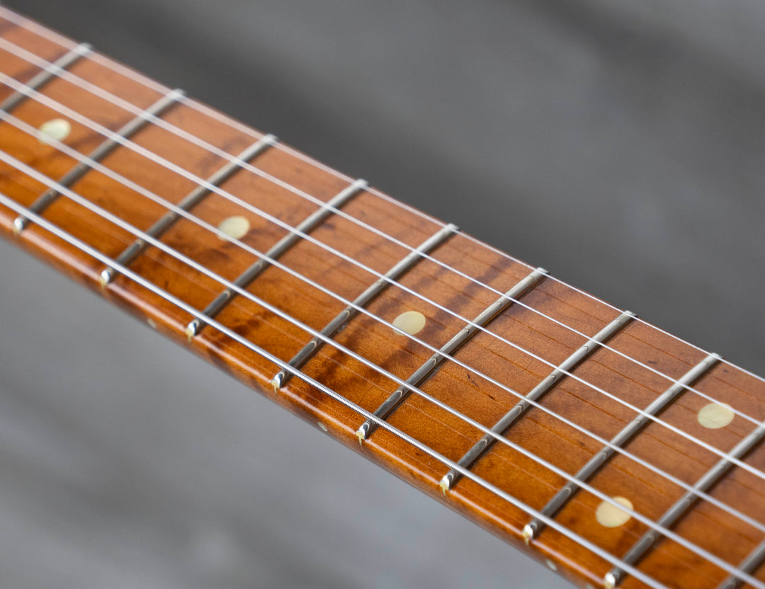 Fender Custom Shop Limited Edition Roasted Pine '56 Stratocaster, 3A Roasted Maple Neck, Deluxe Closet Classic, Teal Green Metallic