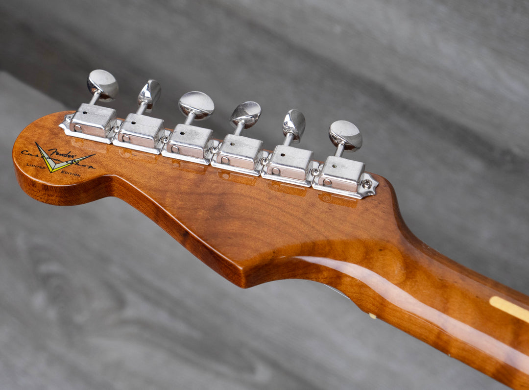 Fender Custom Shop Limited Edition Roasted Pine '56 Stratocaster, 3A Roasted Maple Neck, Deluxe Closet Classic, Teal Green Metallic