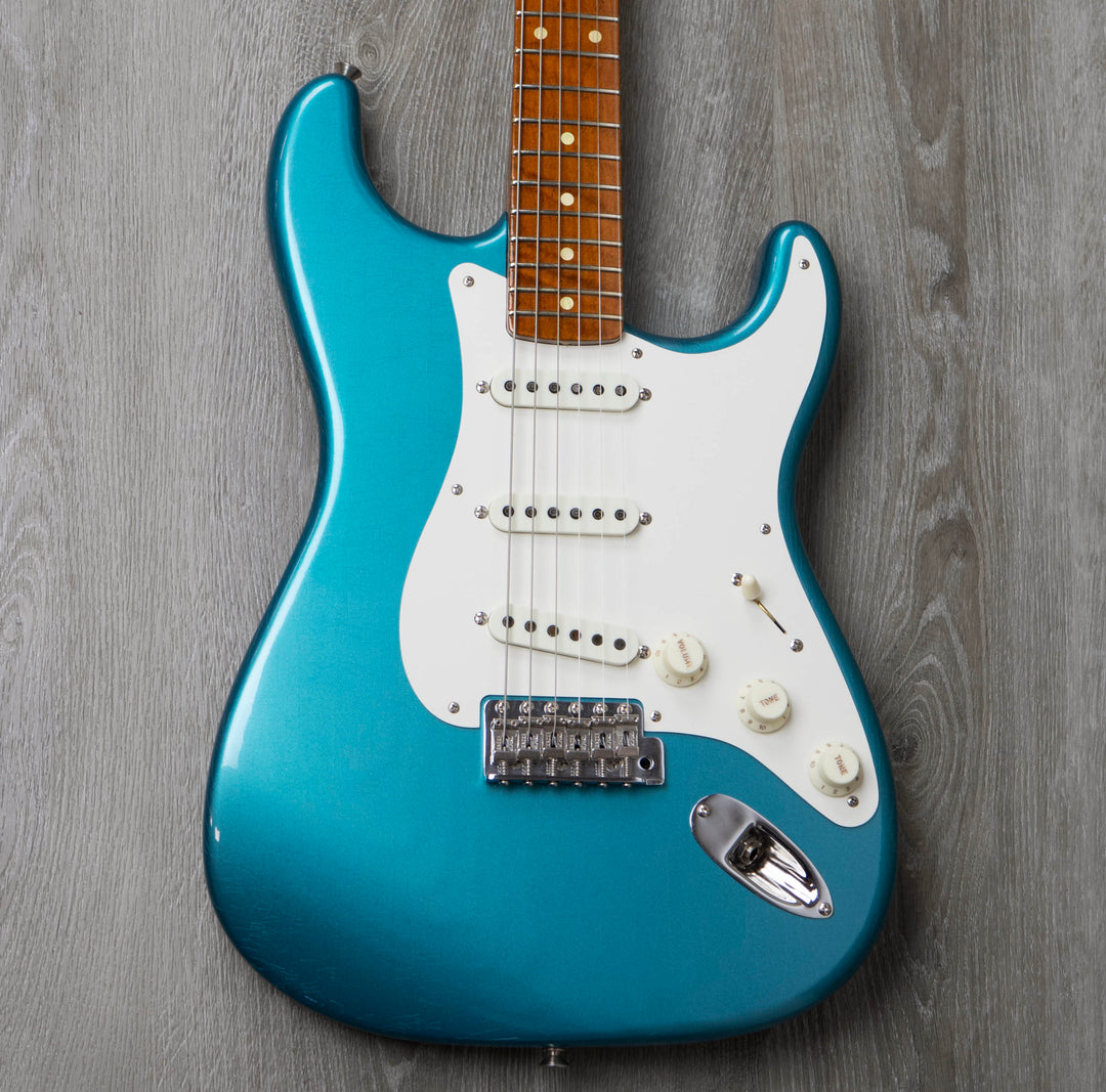 Fender Custom Shop Limited Edition Roasted Pine '56 Stratocaster, 3A Roasted Maple Neck, Deluxe Closet Classic, Teal Green Metallic