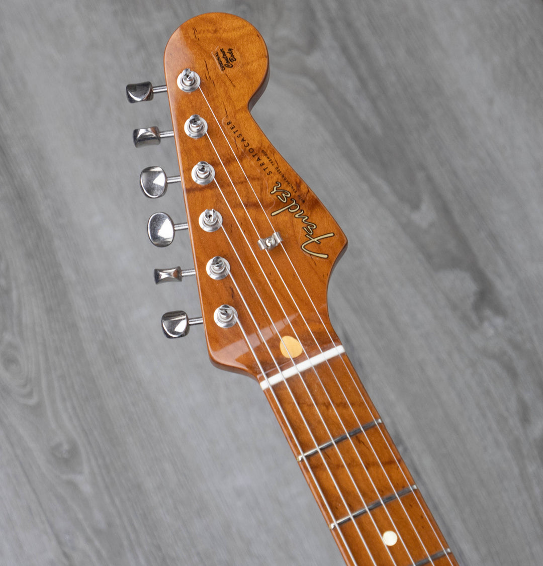 Fender Custom Shop Limited Edition Roasted Pine '56 Stratocaster, 3A Roasted Maple Neck, Deluxe Closet Classic, Teal Green Metallic