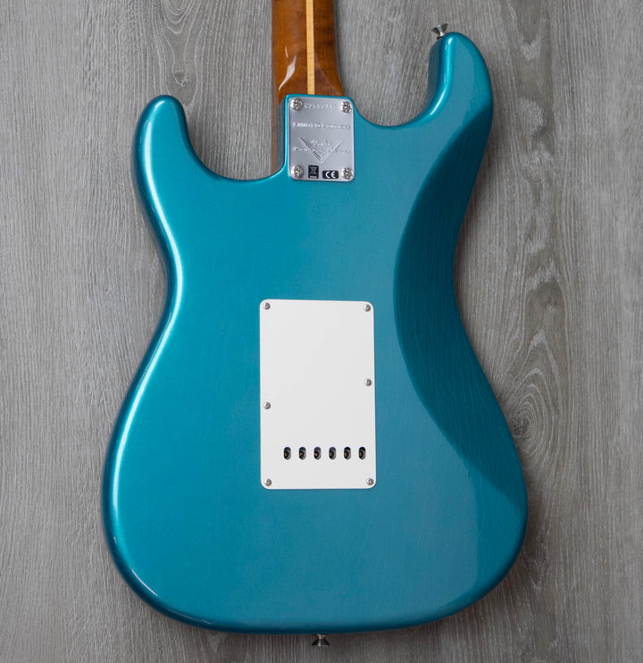 Fender Custom Shop Limited Edition Roasted Pine '56 Stratocaster, 3A Roasted Maple Neck, Deluxe Closet Classic, Teal Green Metallic