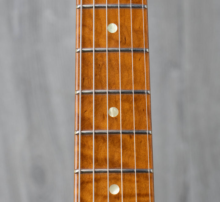 Fender Custom Shop Limited Edition Roasted Pine '56 Stratocaster, 3A Roasted Maple Neck, Deluxe Closet Classic, Teal Green Metallic